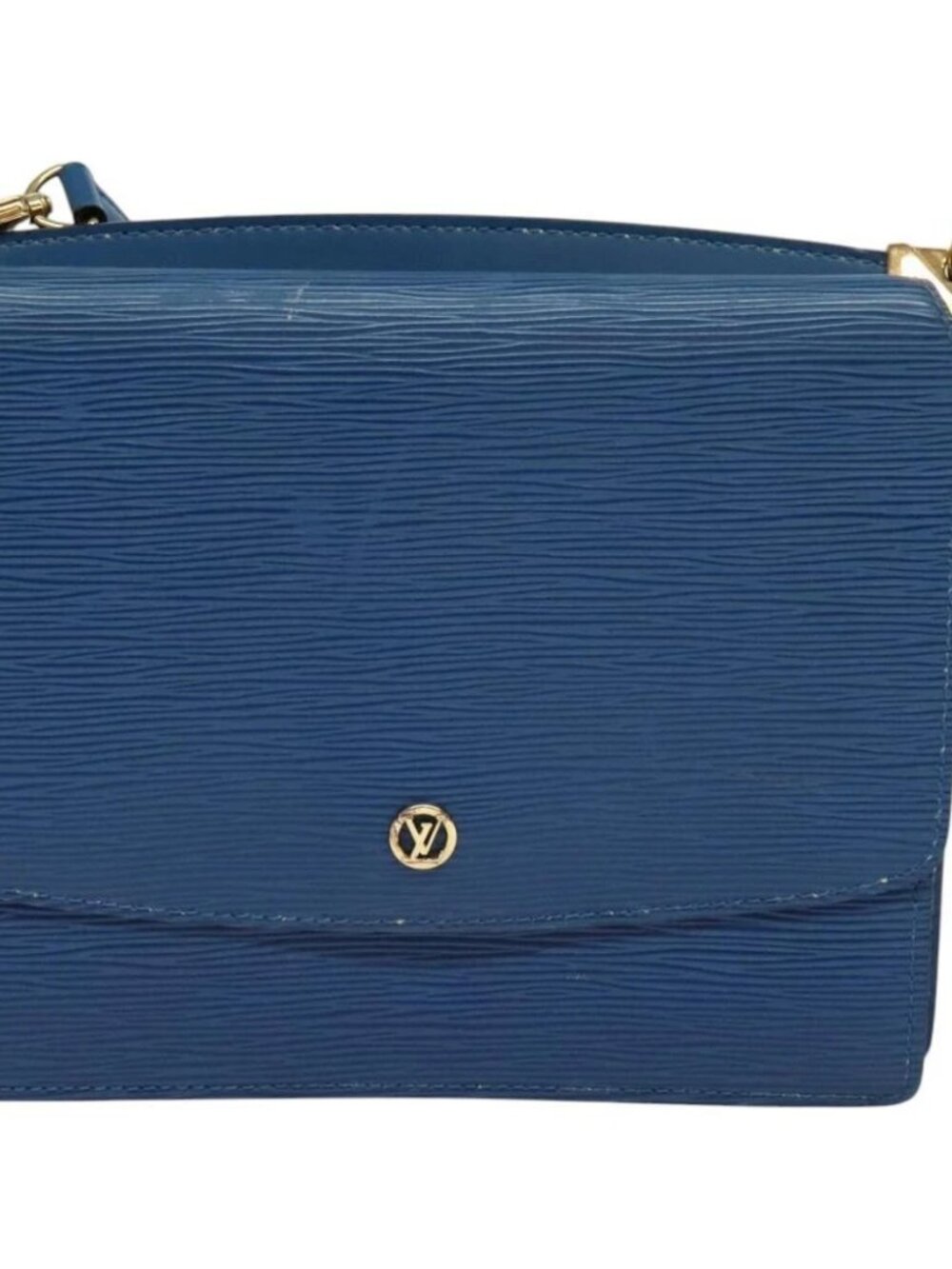 LOUIS VUITTON Epi Grenel Shoulder Bag Blue M52362 LV Auth ep8436 - Picture 2 of 16